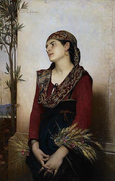 Jules Joseph Lefebvre Mediterranean Beauty china oil painting image